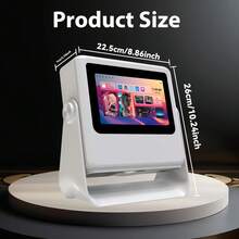 DONGYING New Release, Flagship Projector, Native 1080p, Supports 4K Ultra HD Projection, Android Smart System, WiFi 6, Auto Focus + Keystone Correction, Home Theater Projector, Portable Projector, Rotatable Gimbal, Supports 180° Rotation, Wireless Projection For Smartphones, Computers, Tablets, Office Presentation, New Year Gift - White - View 13