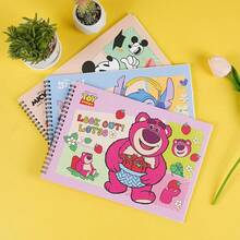 Verschiedene klassische und süße Cartoon-Muster Skizzenbücher, dicke Kunstpapiere, leere Notizbücher, Grundschul-Kunstarbeitsbücher und dekorative Aufkleber für die Schulanfang. Beinhaltet beige augenfreundliche Papiere (zufällige Muster) als Geschenk. - Einheitsgröße - Übersicht 8