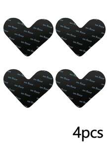 1/4/8pcs Heart-Shaped Carpet Anti-Slip Pads, Double-Sided Adhesive, Washable & Reusable, Suitable For Hardwood Floors & Tiles, Stickers, Wall Decals, Vinyl Decals, Home Decor, Spring Decorations, Home Refresh, Rama Decor Stickers Gift, Birthday Graduation Floor Tiles, Self-Adhesive, Peelable, Living Room Decor, Bedroom Decor, Kitchen Decor, Valentine's Day, New Year, Back To School - Black - View 11