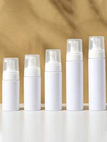 1PC 100/150ml White/Transparent Mousse Sparkling Bottles, Cleansing Foam Bottles, Cosmetic Dispensing Bottles Shampoo, Hand Sanitizer Foaming Bottle - White - View 6