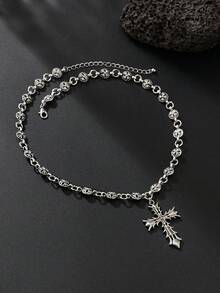 复古优雅简约装饰仿珍珠项链，男士嘻哈朋克魅力珠宝 - 項鍊 - 查看 10