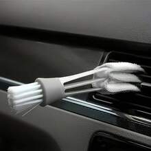 1 pieza Cepillo de limpieza para rejilla de ventilación de coche - Cepillo suave para el interior, herramienta de limpieza y detallado de coche - 1 cepillo de limpieza para rejillas de ventilación - Ver 3