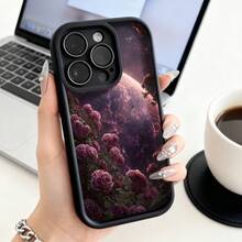 Funda de teléfono de moda, compatible con varios modelos de ,  y , funda de teléfono con patrón de galaxia rosa para , , funda de teléfono , regalo de funda de pareja para novio o novia, regalo de San Valentín o cumpleaños, este es un regalo popular para amigos o socios, adecuado para ocasiones de negocios. Duradera, resistente a las manchas y a las huellas dactilares, esta nueva funda para teléfono de hombres y mujeres es un gran regalo. - Blanco - Ver 1