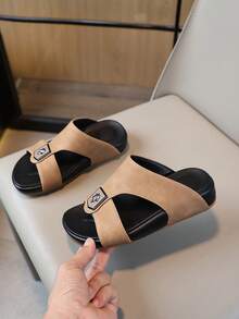 Children's Fashion Slippers / Children's Lightweight Soft-Sole Comfortable Open-Toe Sandals - Khaki - View 6