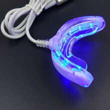 Blue LED Light Teeth Whitening Accelerator - Home & Travel Teeth Whitening Accessories - White - View 8