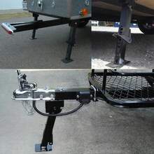 2X 1000lbs RV Stabilizer Jacks Telescoping Travel Trailer Jack Camper Stand Rod - 2pcs - 查看 7