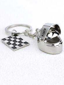 One Custom Motorcycle Slogan Keychain, Personalized Name Text Stainless Steel Motorcycle Keychain, Motorcycle Design, Birthday/Anniversary Gift For Boyfriend, Family Gift, Motorcycle Enthusiast Accessory. - Multicolor - View 8