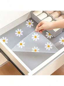 1 Rolle PET Küchenschrank Auskleidung - Nicht elektrisch, feuchtigkeitsbeständig, wasserdicht, rutschfest, geeignet für Kühlschrank, Esstisch Matte und Küchenschrank, feuchtigkeitsbeständig, wasserdicht, ölbeständig, rutschfest für Schubladen, geeignet für Kühlschrank, Schrank und Arbeitsplatte, Küchen Organisation, Küchen Zubehör - Verschiedenfarbig - Übersicht 8