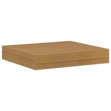 Larryhot Scaffale da parete 2 pcs Beige 23 x 23,5 x 4 cm, Facile da assemblare, dall'estetica elegante e raffinata, pratica per riporre gli oggetti, la scelta ideale per l'organizzazione e la decorazione domestica - Beige - Visualizzare 6