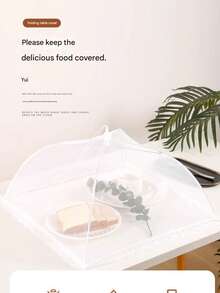 Cubierta plegable para alimentos, malla transpirable para insectos, protector de alimentos a prueba de polvo y mosquitos, adecuado para mesa de comedor del hogar, cocina, picnic, camping, exhibición de alimentos en restaurante - Multicolor - Ver 9