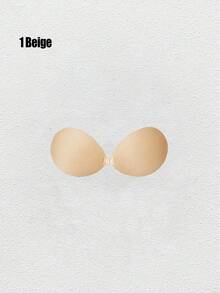 1/2/4 piezas Sujetador adhesivo invisible sin tirantes con efecto push-up, adecuado para vestidos sin espalda, cubiertas adhesivas reutilizables para pezones, lencería para bodas de verano - Multicolor - Ver 11