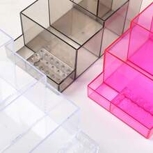 Multi-Functional Storage Box, Cosmetic Display Case, Nail Art Drill Bit Holder, Nail Art Pen & Buffer Organizer - Multicolor - View 6