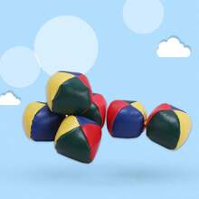 3pcs/6pcs/12pcs Set Leather Round Beanbags, Outdoor Activity Toss Beanbag Game