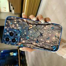 Funda de teléfono linda Funda de teléfono: Bosque de mariposas brillantes, Funda de teléfono de sueño nocturno – Agarre cómodo, protección efectiva contra caídas e impactos. Adecuado para múltiples modelos de , incluyendo 17/16/15/14/12/11 Pro Max/Plus. Regalo de cumpleaños popular o obsequio empresarial para tu teléfono también merece un pequeño regalo. - 1 pieza - Ver 6