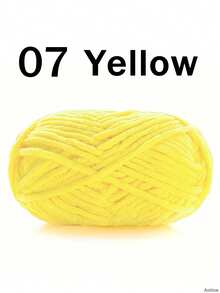 1/2包天鹅绒柔软纱线，50克/包，60米/包，手工DIY编织中等粗细纱线，冰棒纱线，粗涤纶柔软编织纱线，适合DIY工艺品 - 彩色 - 查看 20