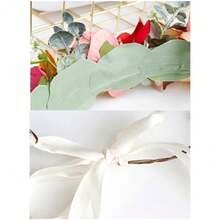 YAZILIND Vibrant Artificial Flower Crown Headband – Handmade Multicolor Floral Wreath With Adjustable Ribbon – Boho Festival, Wedding, Or Party Hair Accessory,11-Colour - 11-colour - View 7