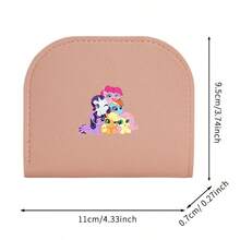 MY LITTLE PONY 1个小马宝莉可爱钱包，多种颜色可选，心形卡通人物印花迷你钱包，便携式卡包和零钱包 - 送给女孩和动漫迷的完美圣诞节生日礼物，女士钱包，长款钱包 - 彩色 - 查看 4