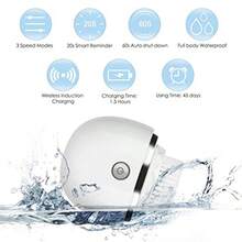 Cepillo de limpieza facial vibratorio, 3 cabezales y 3 modos, resistente al agua, temporizador inteligente, carga inalámbrica, para una limpieza facial completa - Morado - Ver 5