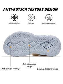 CAMEL CROWN 骆驼牌女士新款夏季户外凉鞋，适合涉水，速干，沙滩穿着，防滑魔术贴设计，运动鞋 - 奶白-冰河藍 - 查看 6