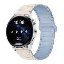 1PC 22mm Magnetic Soft Silicone Strap Compatible With Samsung Galaxy Watch 5Pro 6Classic Compatible With Huawei Watch GT5 46mm - 22mm - View 17