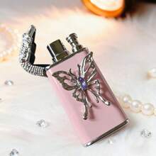 New Creative Fun Cute Lighter( Lipstick/Pink Butterfly/Cute Dinosaur/Pink Heart) - Zinc Alloy Material, Wind-Resistant Flame, And Refillable Butane System - A Must-Have For Discerning Smokers (Butane Gas Not Included) - Một cỡ - Xem 9