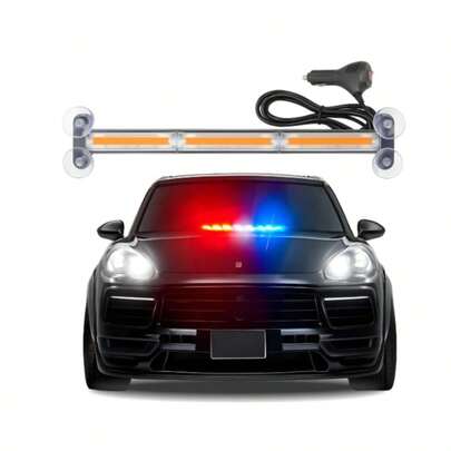 Giroflex Led Policia Strobo Giroled Azul Vermelho Branco