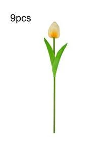 人造郁金香花饰，家居装饰配件，Ins 风格客厅卧室装饰，适合家居、婚礼、节日装饰 - 香檳色 - 查看 11