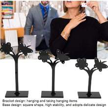 Soporte de exhibición para joyería, organizador de aretes 3 piezas con soporte de perno y colgador para aros, accesorio de almacenamiento ideal para pendientes,37368935 - Rosa coral - Ver 6