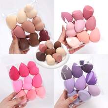 8pcs Multi-Color Makeup Sponge Blenders, Can Be Used To Mix BB Cream, Foundation, Powder For Beautiful Makeup Base, Also Can Be Used With Concealer, Blush, Eyeshadow, Expands In Water, Latex-Free Wet & Dry, Suitable For All Skin Types, Great Gift For Women, Holiday Gift - Multicolor - View 2