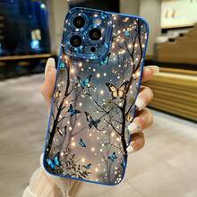 Funda de teléfono linda Funda de teléfono: Bosque de mariposas brillantes, Funda de teléfono de sueño nocturno – Agarre cómodo, protección efectiva contra caídas e impactos. Adecuado para múltiples modelos de , incluyendo 17/16/15/14/12/11 Pro Max/Plus. Regalo de cumpleaños popular o obsequio empresarial para tu teléfono también merece un pequeño regalo. - 1 pieza - Ver 3