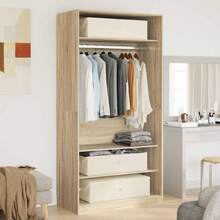 Boîtes de rangement vidaXL, lot de 2, en tissu, 70 x 40 x 18 cm, couleur crème - Beige - Voir 2