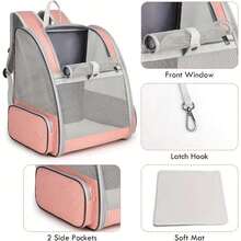 Mochila para mascotas - Blanco - Ver 4