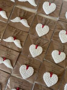 1 Khuôn silicon làm mặt dây chuyền cánh thiên thần / Khuôn thạch cao làm mặt dây chuyền hình trái tim đính đá, khuôn trang trí nhà cửa sáng tạo DIY / Khuôn nhựa epoxy làm quà tặng, khuôn đúc thủ công, khuôn thạch cao trang trí nghệ thuật - trắng - Xem 5