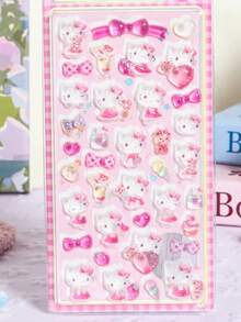 Cartoons Are Cute And Fresh, Sweet And Natural, New Three-Dimensional Crystal Stickers Cinnamon Dog Mobile Phone Case Stickers Cartoon Miniature Scene Stickers Three-Dimensional Decorative Crafts Hand-Painted Stickers Without Cutting School Supplies Back-To-School Season - Multicolor - View 14
