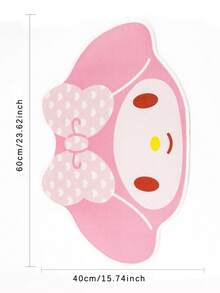 三丽鸥旋律Hello Kitty地毯，柔软毛绒卡通地毯，适用于卧室、客厅、家居装饰，防滑垫，办公椅地毯，生日、毕业、返校、旅行礼物，居家必备，毛巾，护肤品 - 彩色 - 查看 13