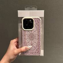 Funda de teléfono linda Funda de teléfono: Estilo rústico Patrón tradicional Funda de teléfono de lichi blanco marfil Adecuada para Apple  17 16 15 14 13 12 11 Plus Pro Max Series, Cubierta protectora de estilo Ins Diseño minimalista lindo TPU anti-caída Protección elegante Alta Tu teléfono también merece un pequeño regalo - 1 pieza - Ver 7