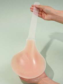 New Silicone Invisible Bra With Straps, Non-Slip Style, Lift And Enhance Cleavage, Designed For Wedding Photography, Strapless Dresses, Invisible Underwear, Dresses, Jumpsuits, Travel & Vacation - Apricot - View 4