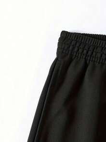 Men's Casual Versatile English Slogan & Cross Print Shorts, Spring/Summer