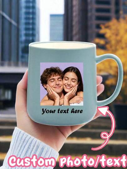 Tazas personalizadas con foto, vasos de agua personalizados, tazas de esmalte personalizadas (se pueden imprimir nombres), tazas de aniversario personalizadas, regalos personalizados (para familia, damas, caballeros), regalos navideños, anti-moho, reutilizables, elegantes, lindos, modernos, tazas de viaje de material PP grueso personalizado, calendario de vacaciones, cocina en casa