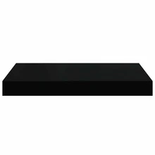 Larryhot Scaffale a Parete Nero 40x23x3,8 cm in MDF, Facile da assemblare, dall'estetica elegante e raffinata, pratica per riporre gli oggetti, la scelta ideale per l'organizzazione e la decorazione domestica - nero - Visualizzare 5