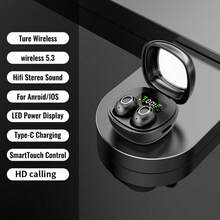 Unisex Student Wireless Earbuds, High-Quality Sound, Comfortable Wear, Highly Portable, Suitable For Office, Travel, Fitness, Compatible With All Smartphones - Multicolor - View 15