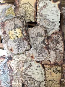 1 Pack Of 30pcs Asymmetrical Vintage Burnt Edge Handwritten English Letter, Music Score, Ticket, Scrapbooking Decoration Material - Multicolor - View 7