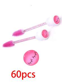 Bộ 10 cọ trang điểm mắt hình mặt cười lấp lánh, có nắp đậy chống bụi, có thể tái sử dụng, cọ chuốt mascara lấp lánh, hộp đựng trong suốt, cũng có thể dùng làm cọ kẻ lông mày, cọ tán phấn mắt, cọ xoắn ốc. - Nhiều màu - Xem 22