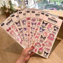 1pc Kawaii Stickers | Self Adhesive Stickers For DIY Craft Projects, Cute INS Style Cartoon Animals, Strong Adhesive, Suitable For Decorating Scrapbooks, Diaries, Phone Cases, Desktops, Rooms, Laptops, Girls' Favorite Styles, Ramadan, Back To School Season, Valentine's Day Gifts - Multicolor - View 2