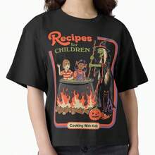 YRecetas para Ni?os Camiseta Caja - Negro - Ver 1