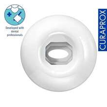 Curaprox Toothbrush Holder – Ceramic Stand For Manual & Electric Toothbrushes | White, Single Pack | Swiss Made,White - 白色 - 查看 4