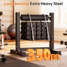 Soporte para Sentadilla Búlgara, Rodillo Ajustable 6 Niveles para Sentadilla de Una Pierna, Capacidad 350 LBS(158kg) Almohadillado Grueso, Máquina para Entrenamiento de Piernas para Gimnasio Casero, Color Negro - Negro - Ver 5