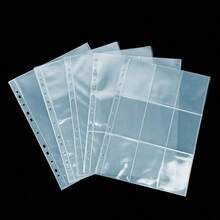3-Inch Mini Card Album Refill Pages, Game Card Album Inner Pages, A4 Large Card Album Inner Pages, 9-Grid Transparent 3-Inch Single-Sided Card Refill Pages - A4 Nine-grid Loose-leaf Supplementary Pages, 100 Pages - View 4
