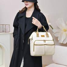 新款时尚妈妈包，时尚孕妇背包，便携式单肩尿布包