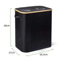 140L Covered Bottle Collecting Bin - Fashionable And Durable, Suitable For Kitchen Bottle Recycling - Multicolor - View 2